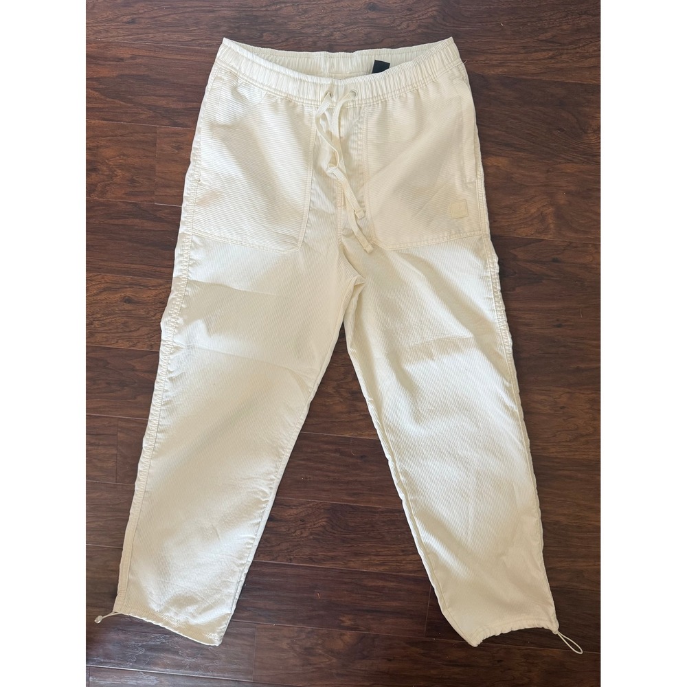 Saints Studio • Unisex Cream Textured Jogger Pant Minimalist Coastal Small Beach